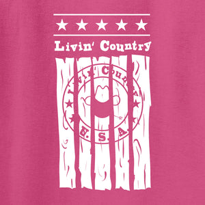 Adult Livin' Country Barn Board Hoodie