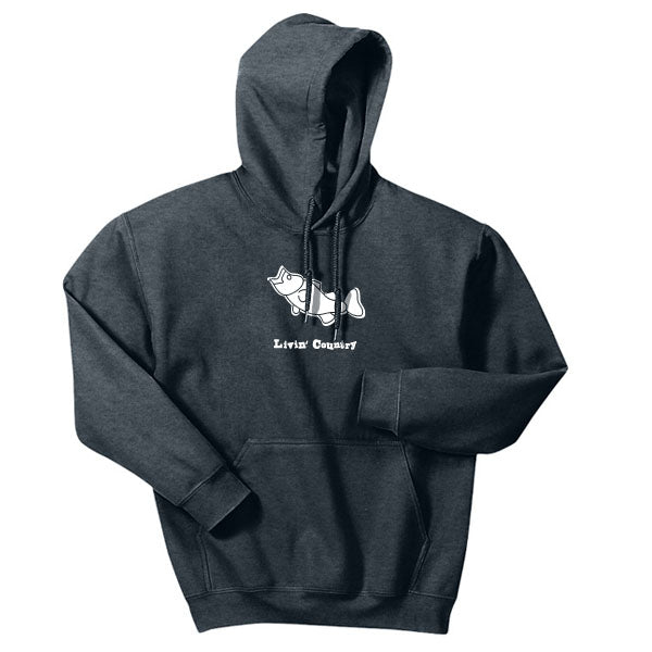 Adult Livin' Country Bass Hoodie