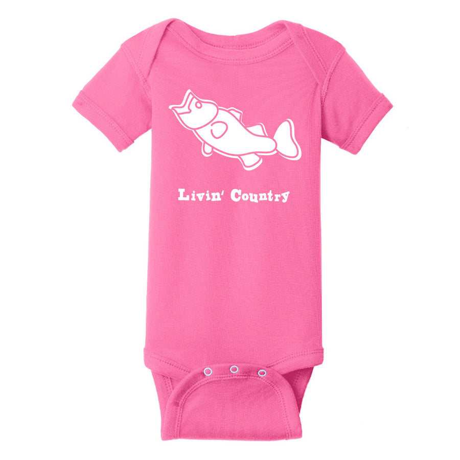Infant Livin' Country Bass Onesie