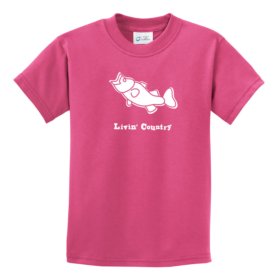 Kid's Livin' Country Bass T-shirt