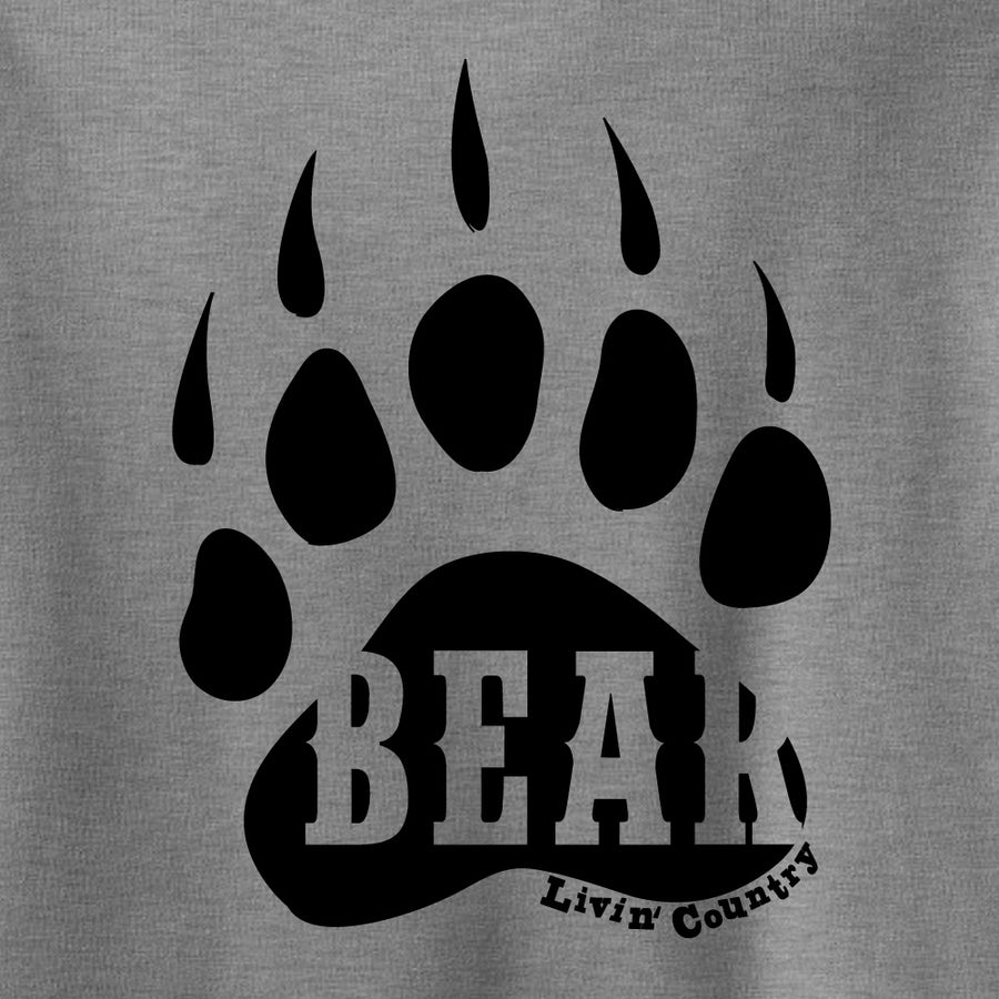 Kid's Livin' Country Bear Track T-shirt