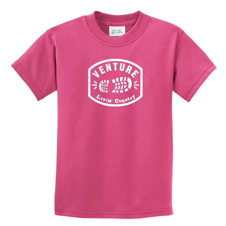 Kid's Livin' Country Venture Boot T-shirt