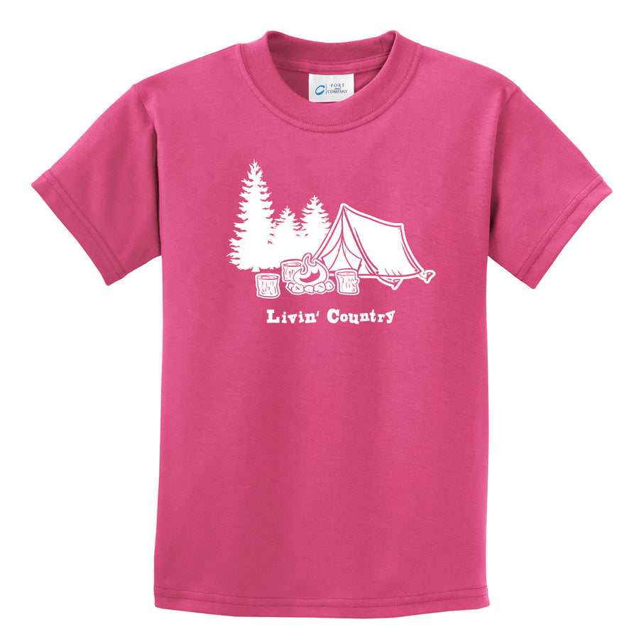 Kid's Livin' Country Campsite T-shirt