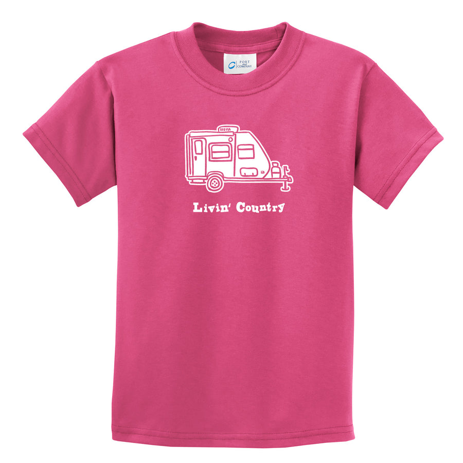 Kid's Livin' Country Camper T-shirt
