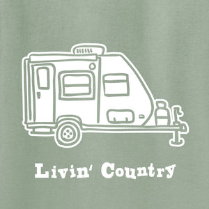 Adult Livin' Country Camper T-shirt