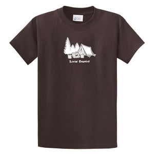 Adult Livin' Country Campsite T-shirt