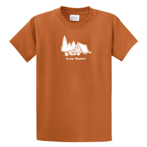 Adult Livin' Country Campsite T-shirt