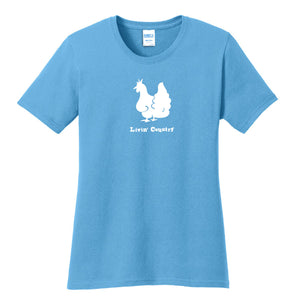 Women's Livin' Country Chicken T-shirt