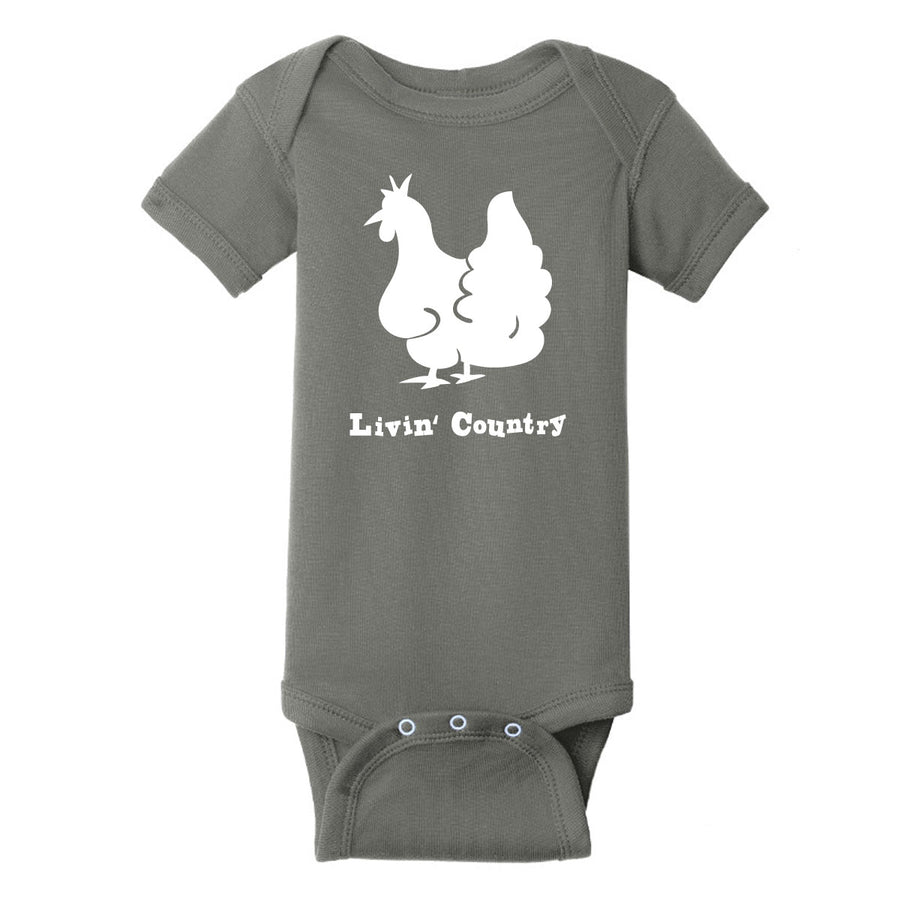Infant Livin' Country Chicken Onesie