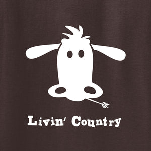 Kid's Livin' Country Cow T-shirt