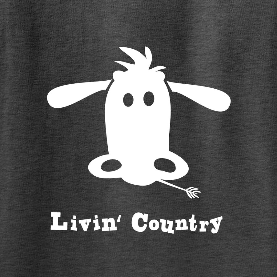 Youth Livin' Country Cow Hoodie