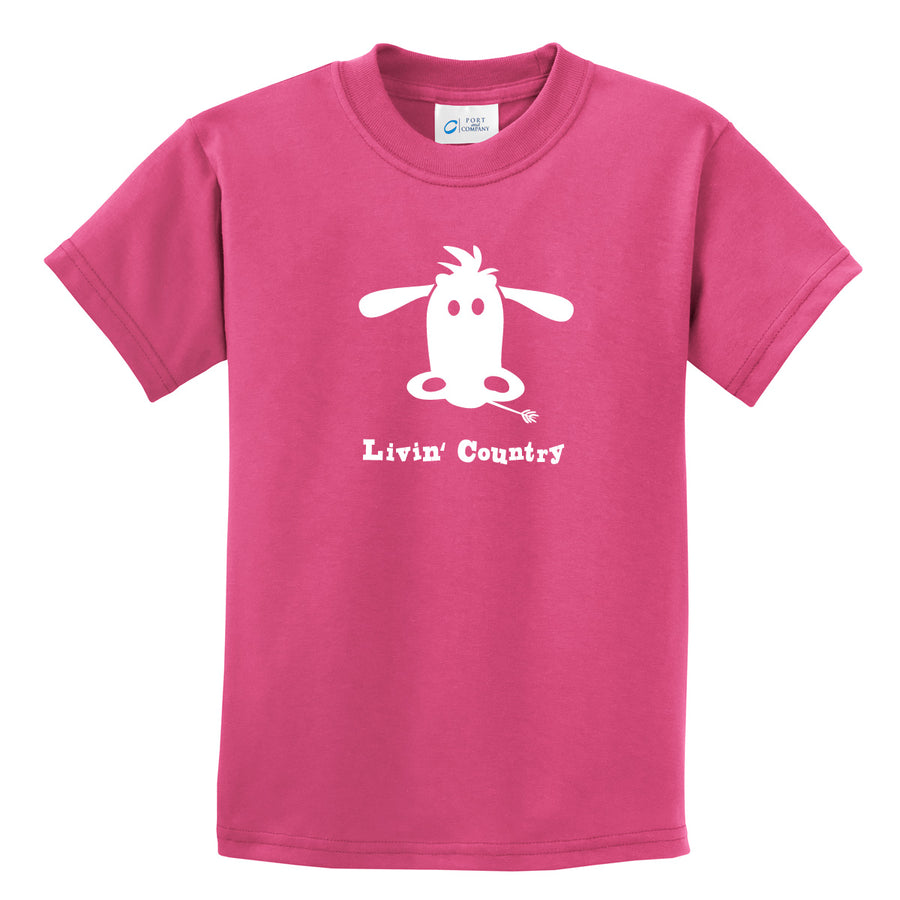 Kid's Livin' Country Cow T-shirt