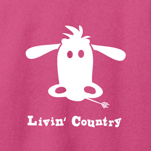 Adult Livin' Country Cow Hoodie