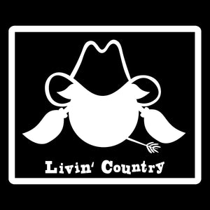 Livin' Country Cowgirl Distressed Patch Hat