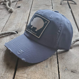 Livin' Country Pig Distressed Patch Hat