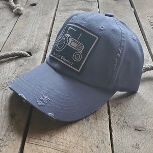 Livin' Country Tractor Distressed Patch Hat