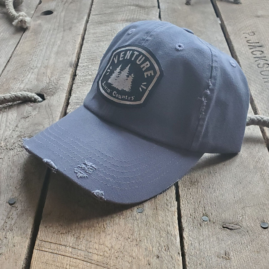 Livin' Country Venture Pine Distressed Patch Hat