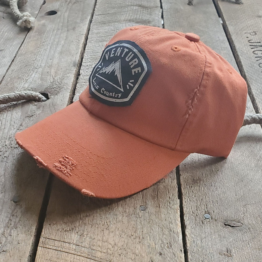 Livin' Country Venture Mountain Distressed Patch Hat