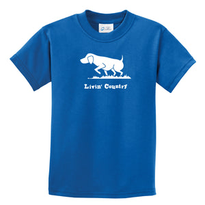 Kid's Livin' Country Dog T-shirt
