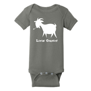 Infant Livin' Country Goat Onesie