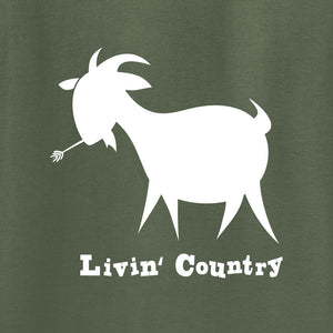 Adult Livin' Country Goat T-shirt