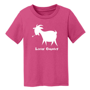 Toddler Livin' Country Goat T-shirt