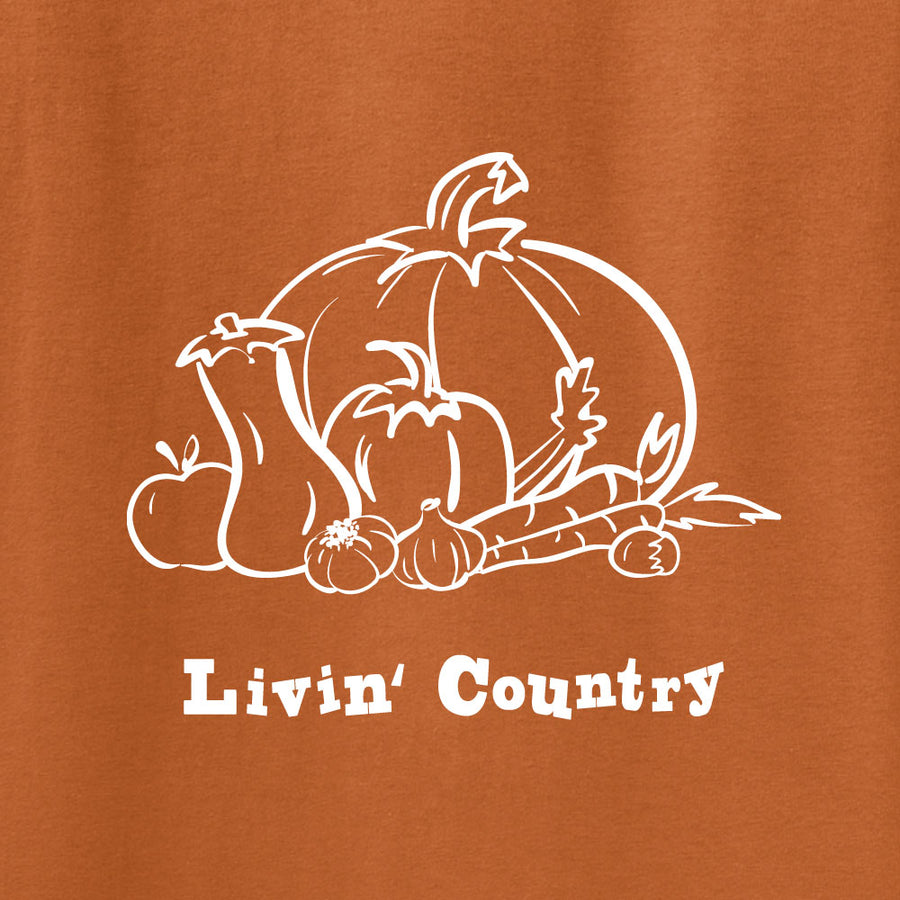 Adult Livin' Country Harvest T-shirt