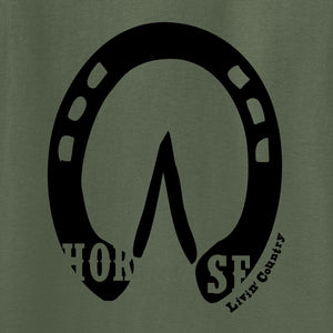 Adult Livin' Country Horse Track T-shirt