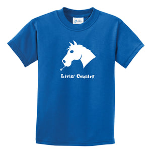 Kid's Livin' Country Horse T-shirt