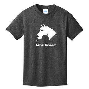 Kid's Livin' Country Horse T-shirt