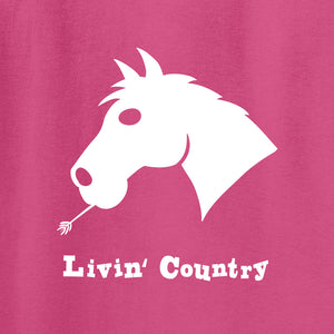 Youth Livin' Country Horse Hoodie