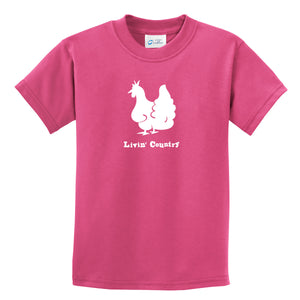 Kid's Livin' Country Chicken T-shirt - Livin' Country Apparel & Accessories
 - 3
