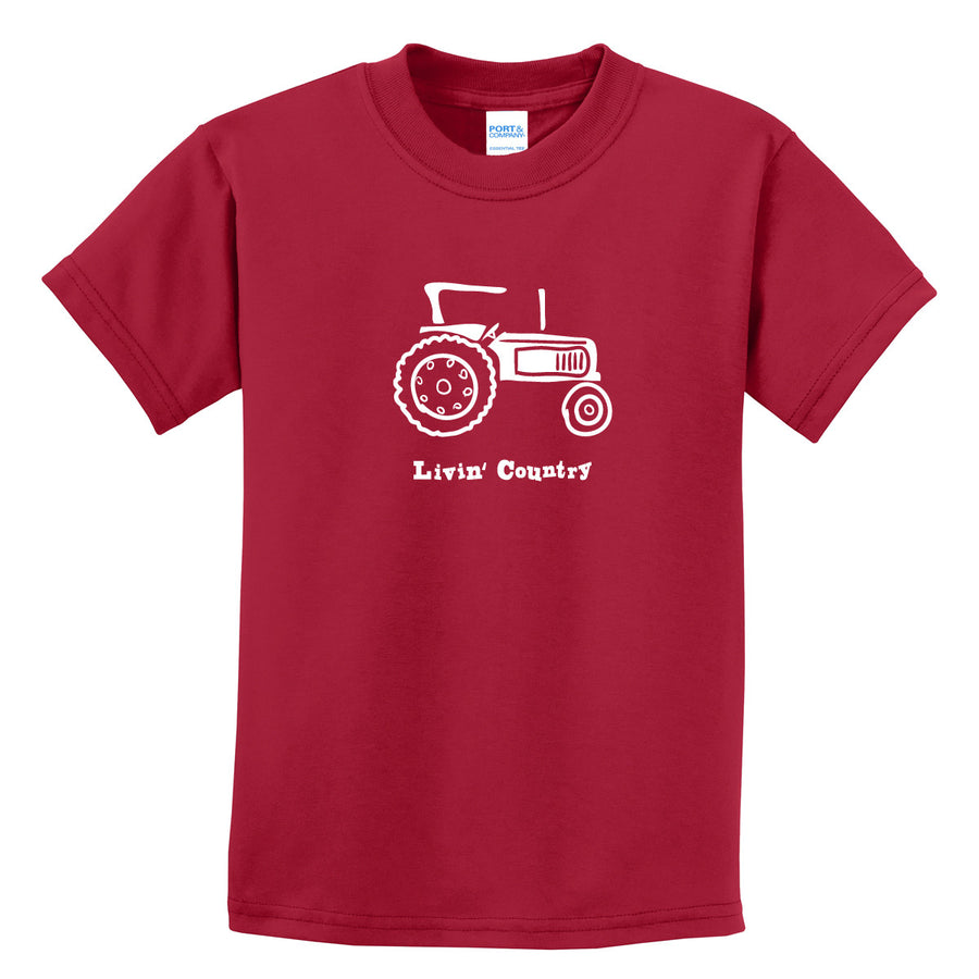 Kid's Livin' Country Tractor T-shirt