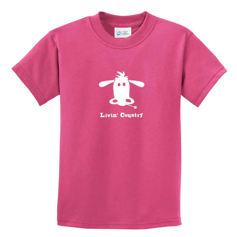 Kid's Livin' Country Cow T-shirt - Livin' Country Apparel & Accessories
 - 7