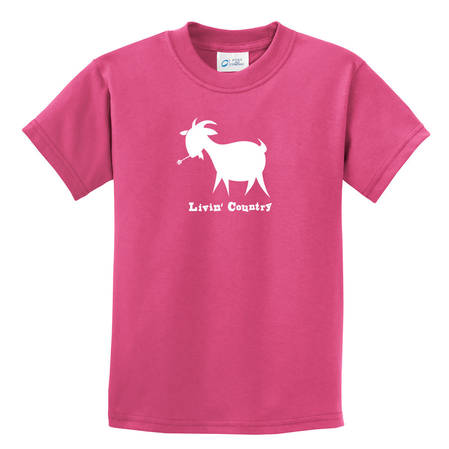 Kid's Livin' Country Goat T-shirt - Livin' Country Apparel & Accessories
 - 1