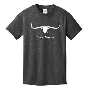 Kid's Livin' Country Longhorn T-shirt