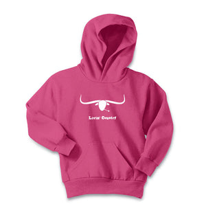 Youth Livin' Country Longhorn Hoodie