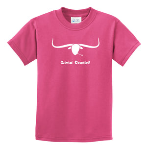 Kid's Livin' Country Longhorn T-shirt