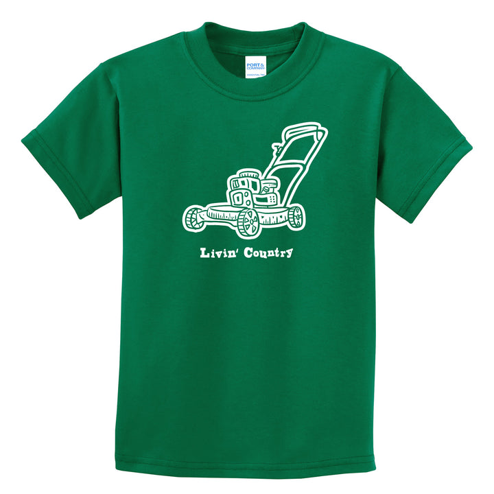 Kid's Livin' Country Lawn Mower T-shirt