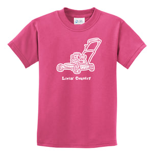 Kid's Livin' Country Lawn Mower T-shirt