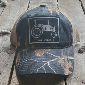 Livin' Country Tractor Mesh Patch Hat
