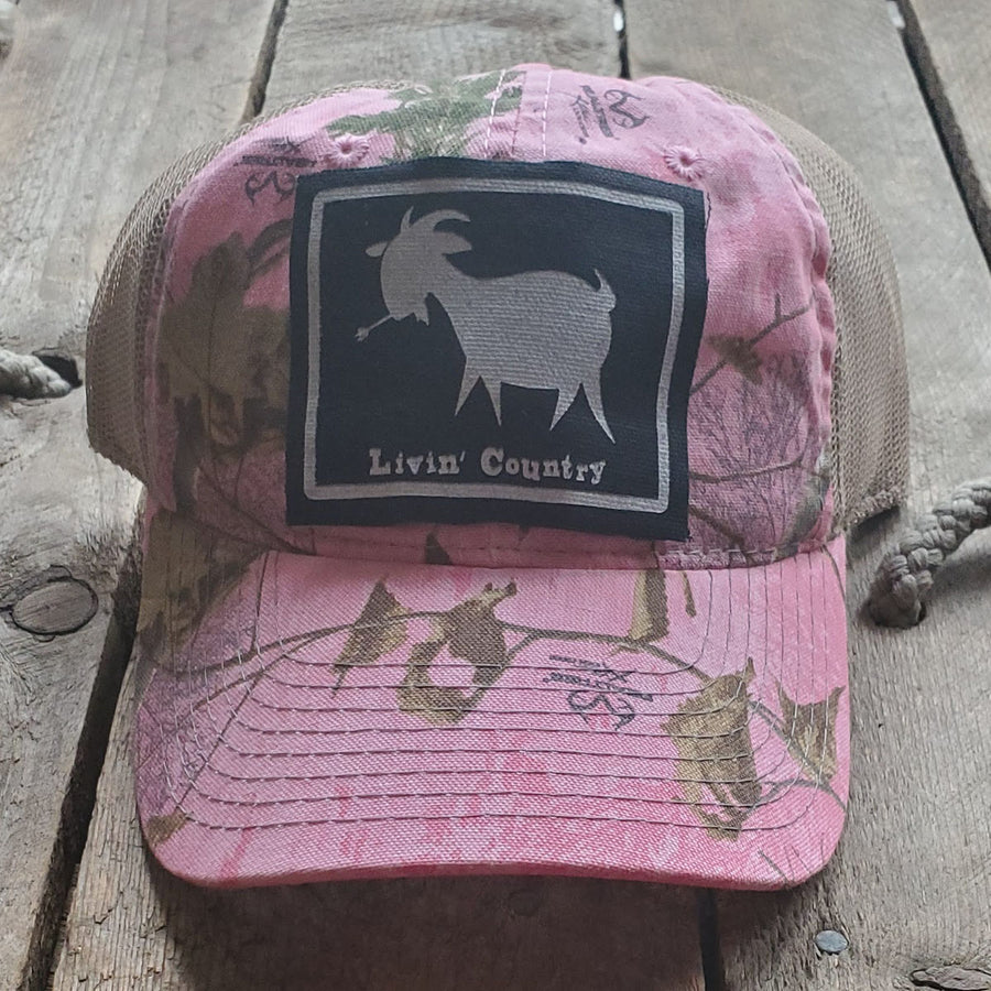 Livin' Country Goat Mesh Patch Hat