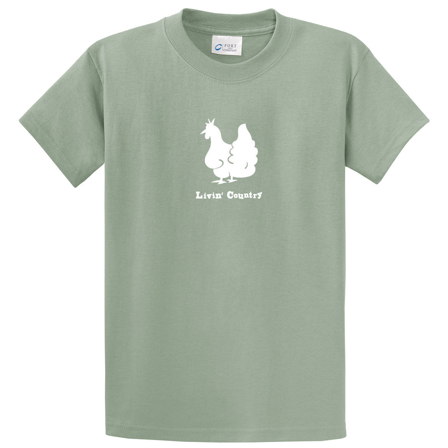Adult Livin' Country Chicken T-shirt - Livin' Country Apparel & Accessories
 - 3