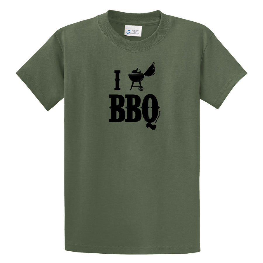 Adult Livin' Country I Love BBQ T-shirt - Livin' Country Apparel & Accessories
 - 1