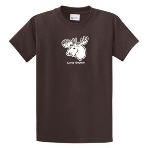 Adult Livin' Country Moose T-shirt