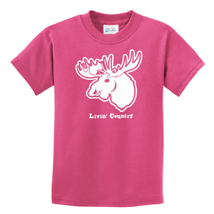 Kid's Livin' Country Moose T-shirt