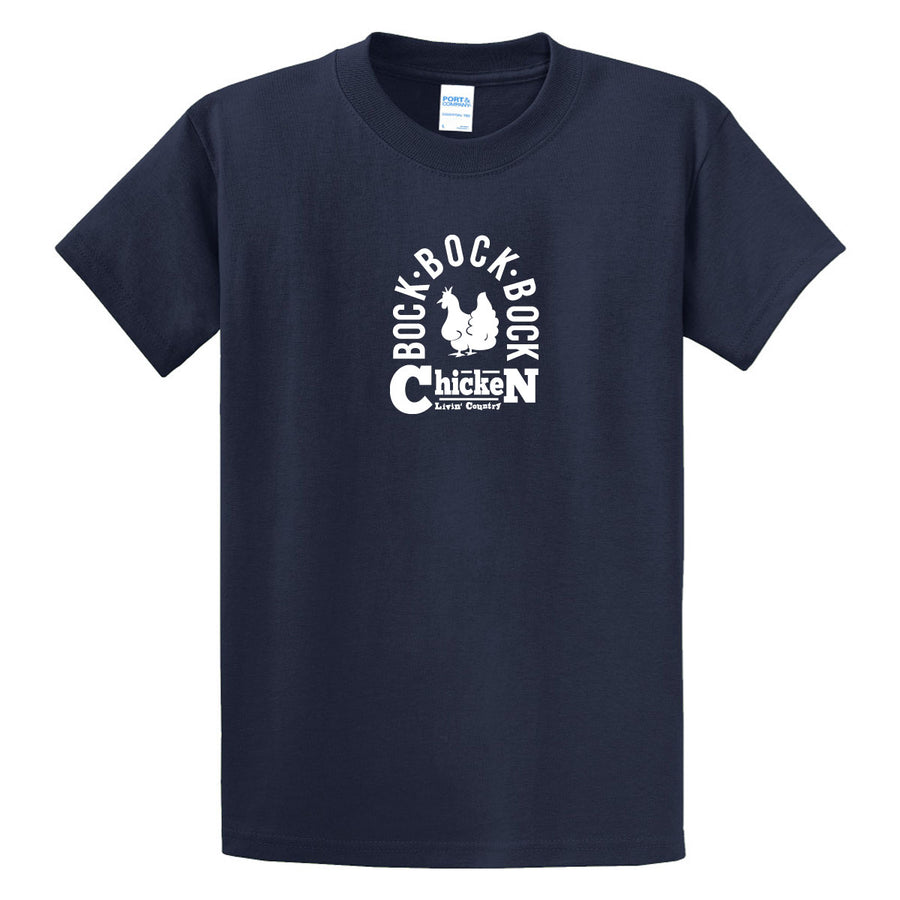 Adult Livin' Country Barnyard Chicken T-shirt