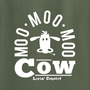 Livin' Country Barnyard Cow T-shirt