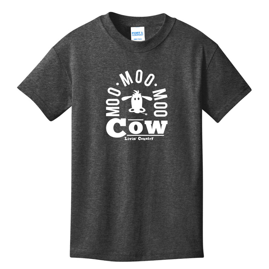 Kid's Livin' Country Barnyard Cow T-shirt