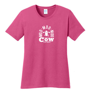 Women's Livin' Country Barnyard Cow T-shirt